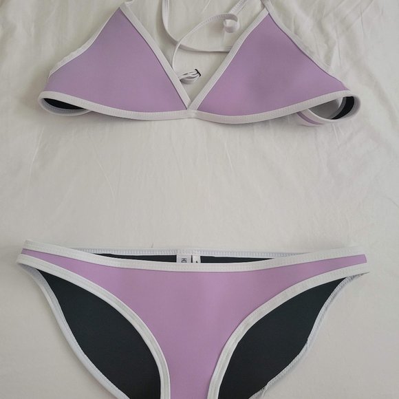 HOAKA SWIMWEAR LILAC SET - Picture 2 of 2